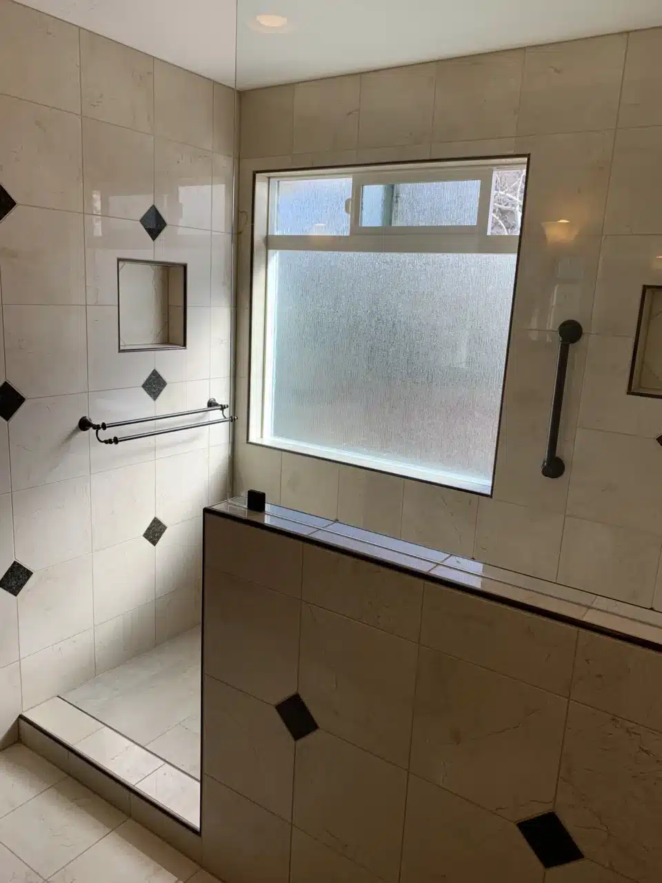 Bathroom Shower with Window Remodel